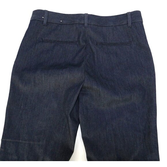 ANN TAYLOR dark gray capri pants with lace at bottom woman's size 6 NEW, NO TAGS - Picture 6 of 6